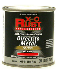 Xo1/2pt Red Oil Enamel