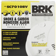 First Alert Hardwired 120V Photoelectric/Electrochemical Carbon Monoxide and Smoke Alarm with Voice Alert