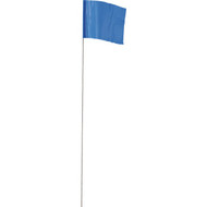 Empire 21 In. Steel Staff Blue Marking Flags