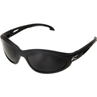 Edge Eyewear Dakura Rubberized Matte Black Frame Safety Glasses with Smoke Lenses