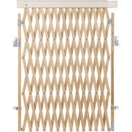 North States 60 In. Expandable Natural Wood Safety Gate