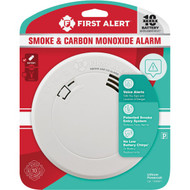 First Alert 10-Year Sealed Battery Photoelectric/Electrochemical Carbon Monoxide and Smoke Alarm with Voice Alert