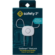Safety 1st Plastic Side by Side White Cabinet Lock (2-Pack)