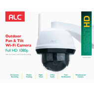 ALC Plug-In SightHD Outdoor White Pan-Tilt Security Camera