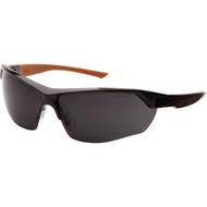 Carhartt Braswell Black Frame Safety Glasses with Gray Anti-Fog Lenses