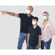 Softseal V-Fold Design N95 Large 360-Degree Silicone Seal Respirator With Valve (3-Pack)
