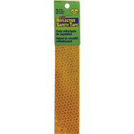Hy-Ko 1 In. x 6 In. Yellow Reflective Safety Tape Strips (3-Count)
