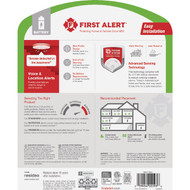 First Alert 2-In-1 10-Year Battery Photoelectric Smoke & Carbon Monoxide Alarm with Voice Alerts