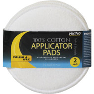 Viking 5 In. Dia. Cotton Terry Wax Applicator Pad (2-Pack)