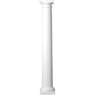Crown Column 8 In. x 10 Ft. Unfinished Round Fiberglass Column