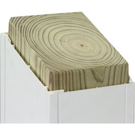 Beechdale 6 In. W. x 6 In. H. x 120 In. L. White PVC Smooth Post Wrap