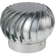 Ventamatic Cool Attic 12" Galvanized Steel Mill Wind Turbine Attic Vent