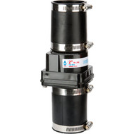 Drainage Industries 2 In. ABS Thermoplastic In-Line Sump Pump Check Valve