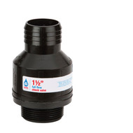 Drainage Industries 1-1/2 In. ABS Thermoplastic Full-Flow Sump Pump Check Valve