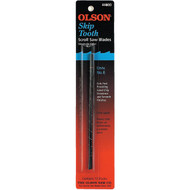 Olson 11TPI Skip Tooth Plain End Scroll Saw Blade (12 Count)