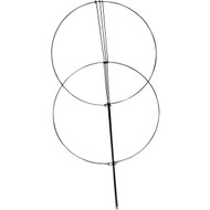 Best Garden 36 In. H. x 18 In. Dia. Green Vinyl-Coated Steel Double Plant Support