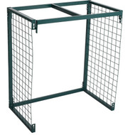 T-Post 18 In. W. Square Tubular Steel Display Rack