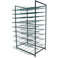 79 In. H. Green Wire Fence Display Rack