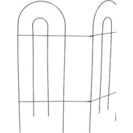 Best Garden 10 Ft. Powder-Coated Green Wire Folding Fence