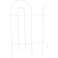 Best Garden 10 Ft. Powder-Coated White Wire Folding Fence