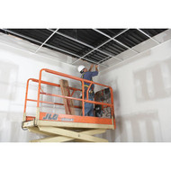 Donn 12 Ft. x 7/8 in. White Steel Ceiling Wall Molding