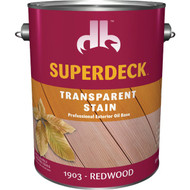 Duckback SUPERDECK Transparent Exterior Stain  Redwood  1 Gal.