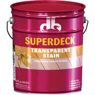Duckback SUPERDECK Transparent Exterior Stain  Redwood  5 Gal.
