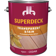 Duckback SUPERDECK Transparent Exterior Stain  Cedar  1 Gal.