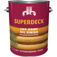 Duckback SUPERDECK Translucent Log Home Oil Finish  Autumn Brown  1 Gal.