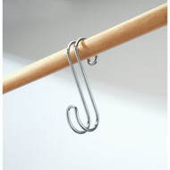 iDesign Classico Chrome Closet Rod S-Hook