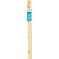iDesign Natural Wood 4-Peg Rack