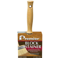 Premier 4 In. Professional Bristle Block Stain Brush