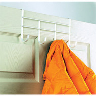 Spectrum Over-The-Door Hook Rail  4 Hooks on Rail
