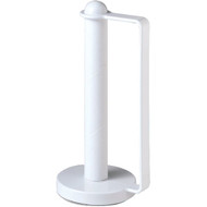 Spectrum White Portable Plastic Paper Towel Holder