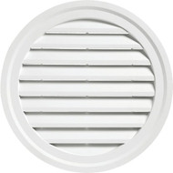 Ply Gem 22" Round White Gable Attic Vent