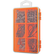 SouthBend 105-Piece Value Pack Assorted Worm Weight & Hook Kit