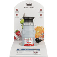 Waste King Legend Series 1/3 HP Garbage Disposer  2 Year Warranty