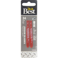 Do it Best U-Shank 3 In. x 21 TPI High Speed Steel Jig Saw Blade  Metal 1/8 to 3/16 In. (2-Pack)