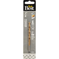 Do it Best 1/4 In. Titanium Drill Bit
