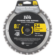 Do it Best Professional 8-1/4 In. 24-Tooth Framing Circular Saw Blade