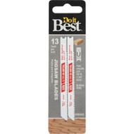 Do it Best U-Shank 3-5/8 In. x 13 TPI Bi-Metal Jig Saw Blade  Wood 1-3/4 In. Thick (2-Pack)