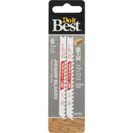 Do it Best U-Shank 3-5/8 In. x 6 TPI Bi-Metal Jig Saw Blade  Wood 1-3/4 In. Thick (2-Pack)