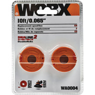 Worx 0.065 In. x (2) 10 Ft. Trimmer Line Spool (2-Pack)