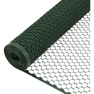Tenax 3/4 In. x 2 Ft. H. x 25 Ft. L. Hexagonal Plastic Poultry Netting Fence  Green