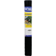 Tenax 3/4 In. x 1 In. Mesh 3 Ft. x 25 Ft. Black Multi-Purpose Net