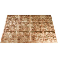 Fasade 18 In. x 24 In. Thermoplastic Backsplash Panel  Bermuda Bronze Traditional 1 Panel