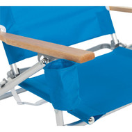 Rio Brands Aloha 5-Position Striped Aluminum Folding Beach Chair