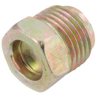 Anderson Metals 1/4 In. Brass Inverted Flare Plug
