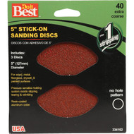 Do it Best 5 In. 40 Grit Stick-On Sanding Disc (3-Pack)
