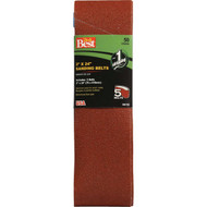 Do it Best 3 In. x 24 In. 50 Grit Dual Direction Sanding Belt (5-Pack)